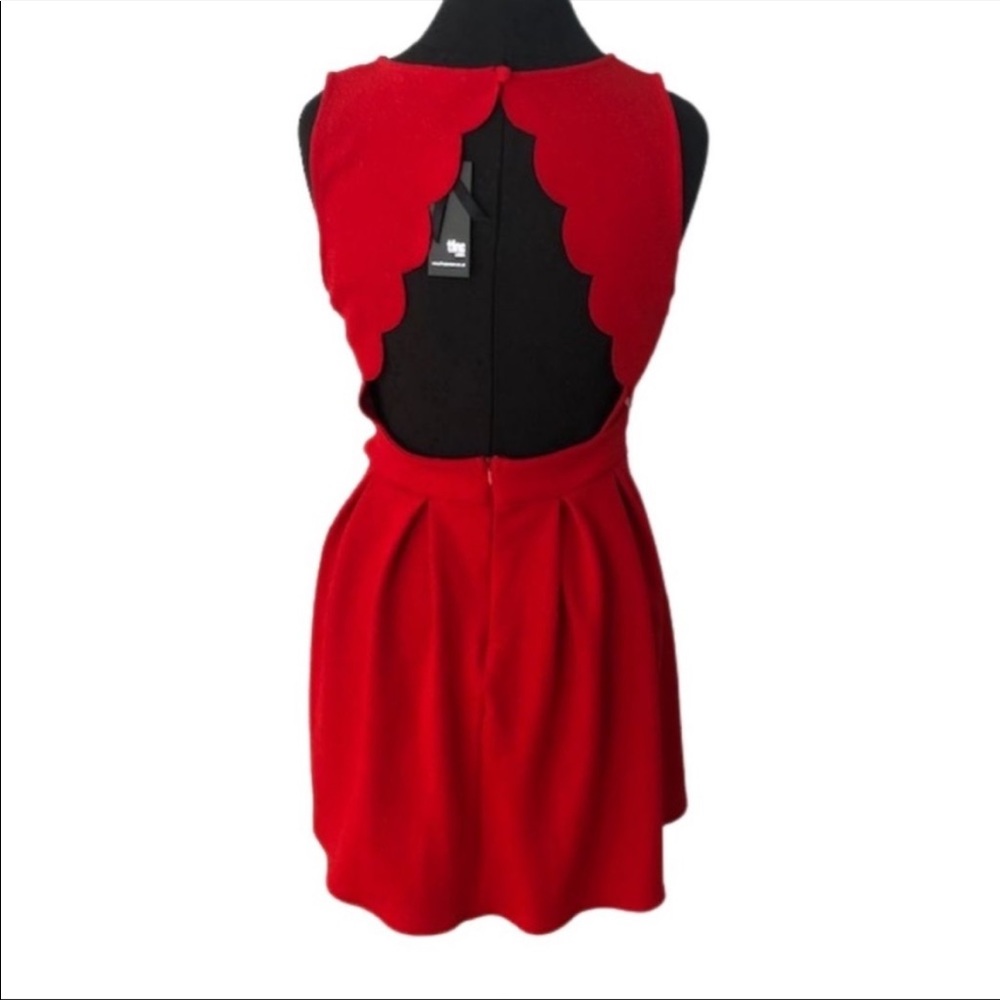 Red Backless Dress